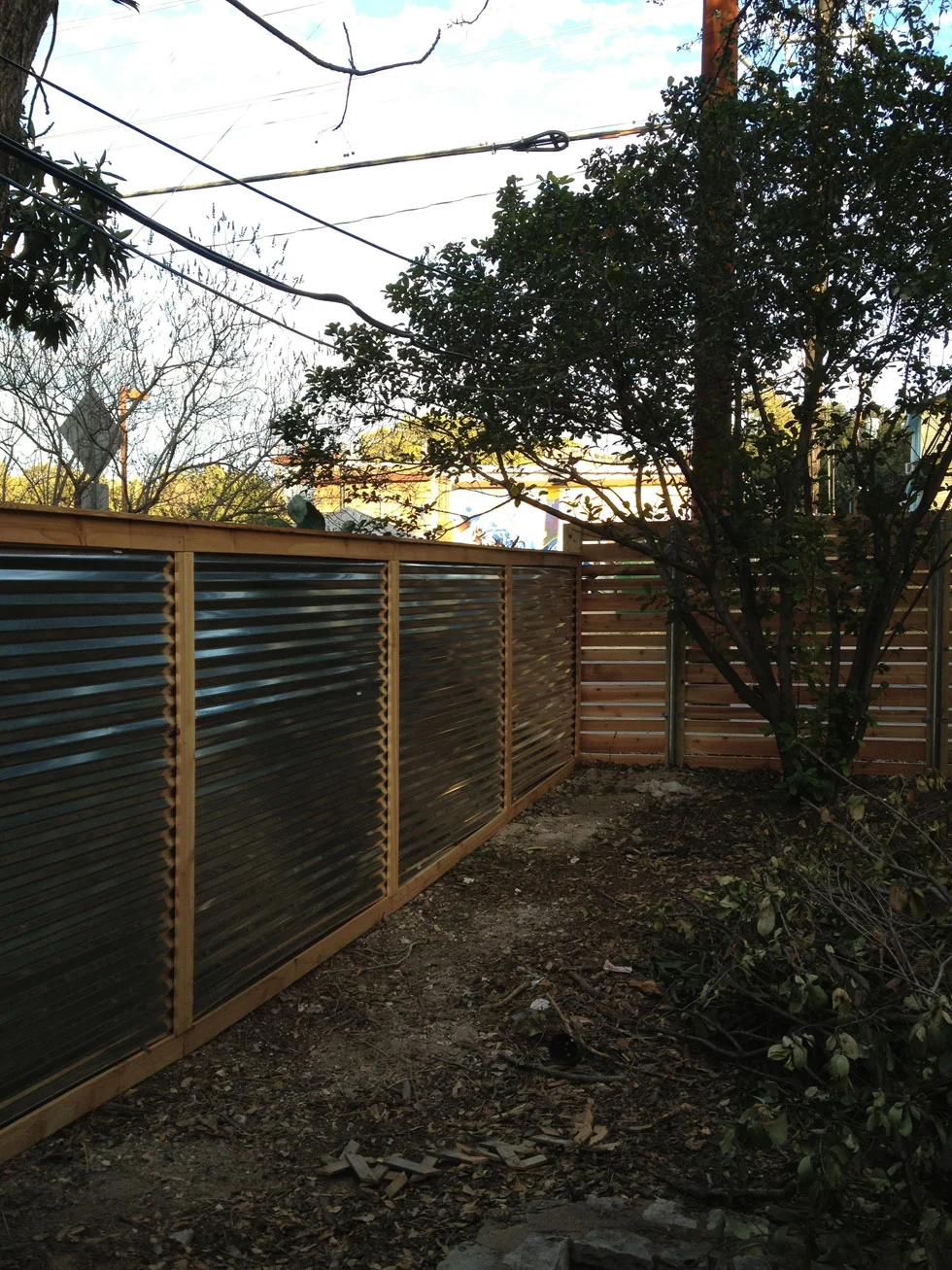Wood fence and gate installed at a Central Texas home by B.C. Fence